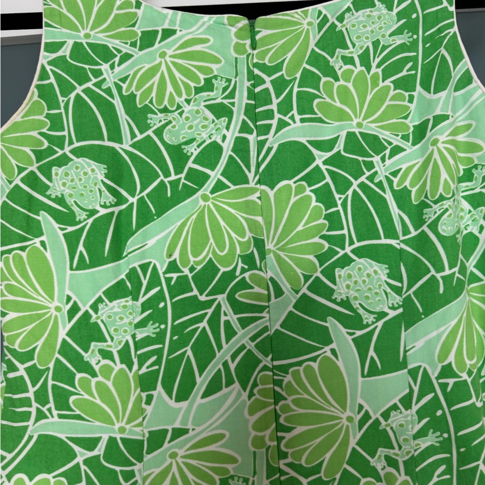 Lilly Pulitzer Green frog Sleeveless Dress - Picture 3 of 4
